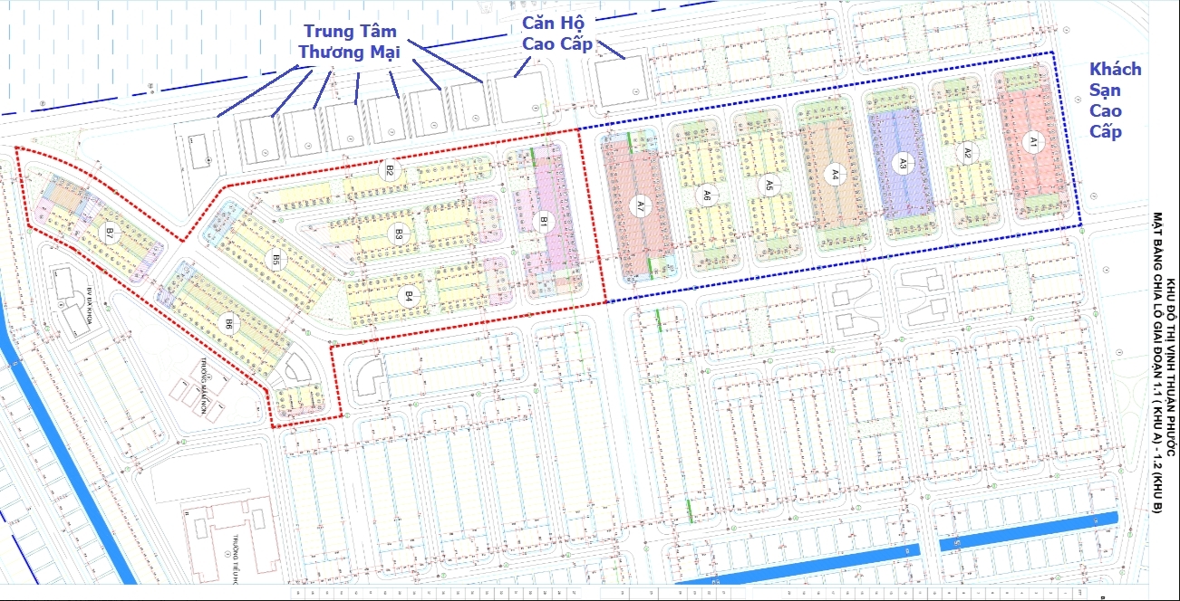 Mặt bằng tổng thể giai đoạn 1